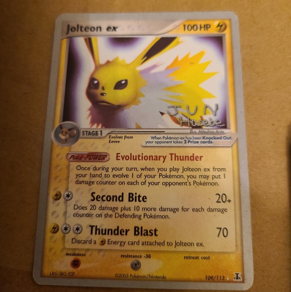 Jolteon ex 109/113 Ultra Rare - EX Delta Species Near Mint (NM)